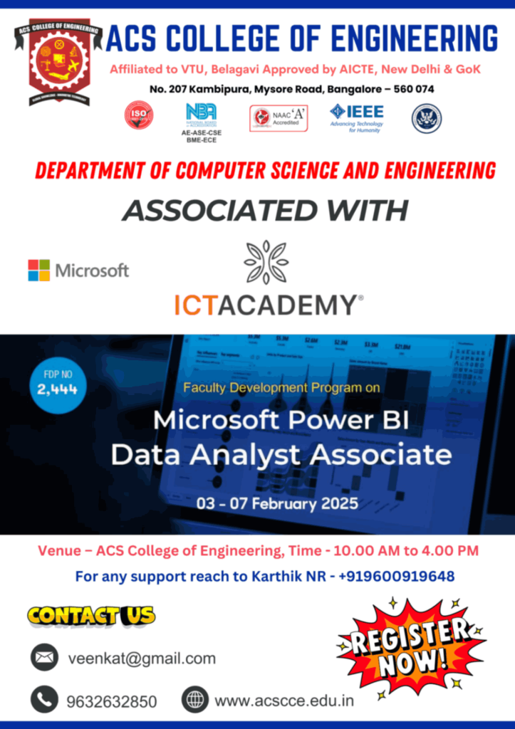 FDP on Microsoft Power BI Data Analyst Associate. - ACSCE