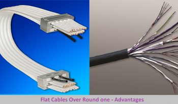 Flat Cables Over Round one - Advantages